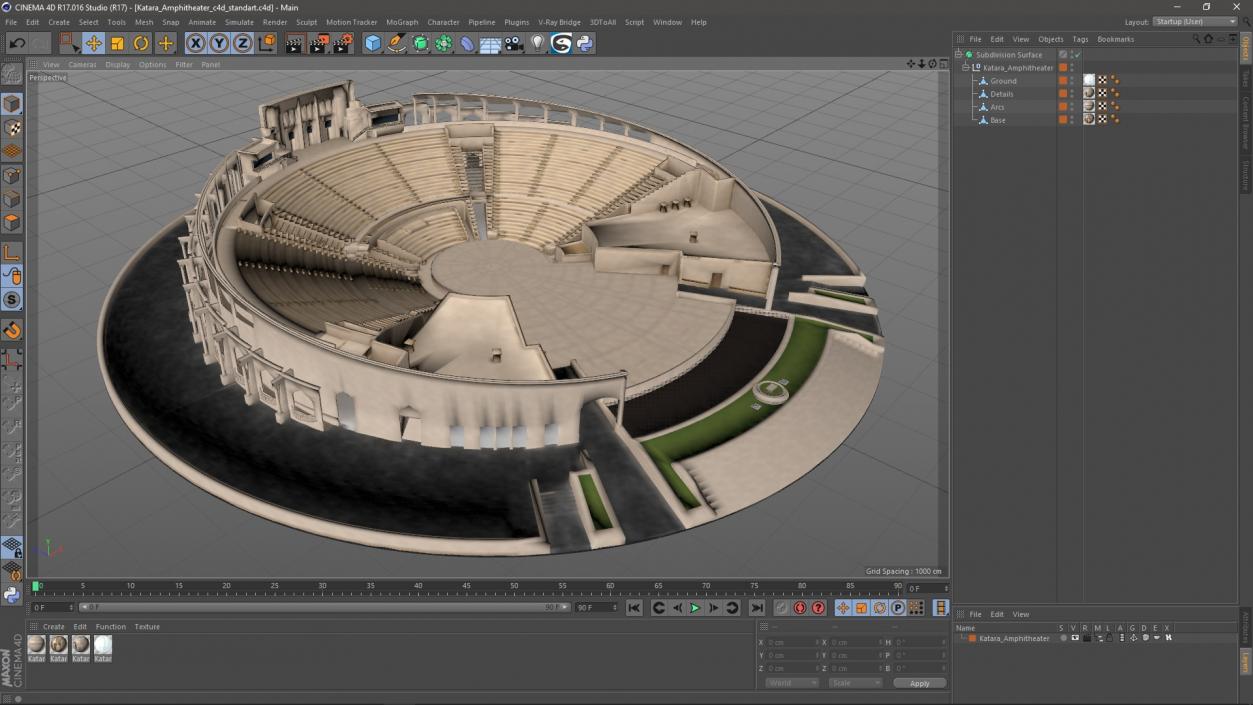 Katara Amphitheater 3D model