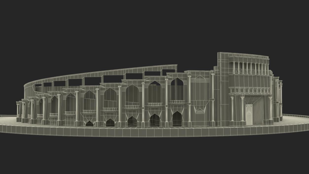 Katara Amphitheater 3D model