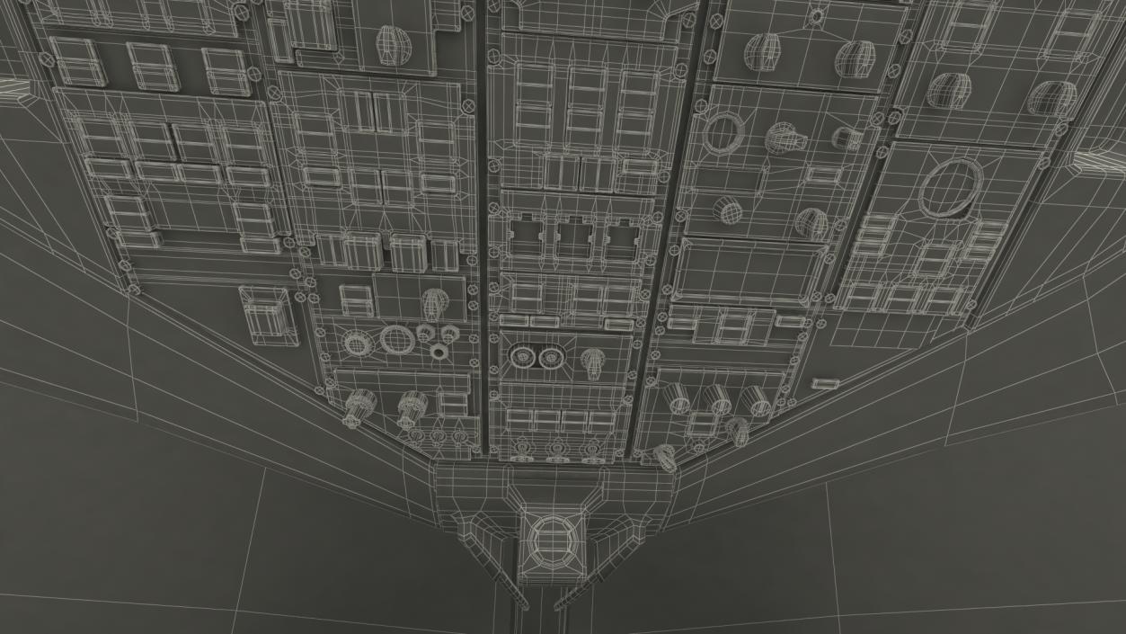 Boeing 757 200 Cockpit 3D