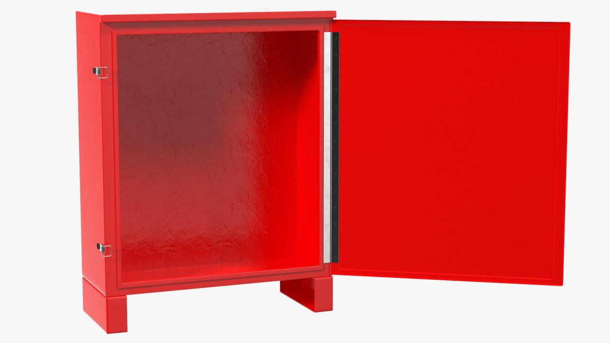 3D Dual Fire Extinguisher Fibreglass Cabinet