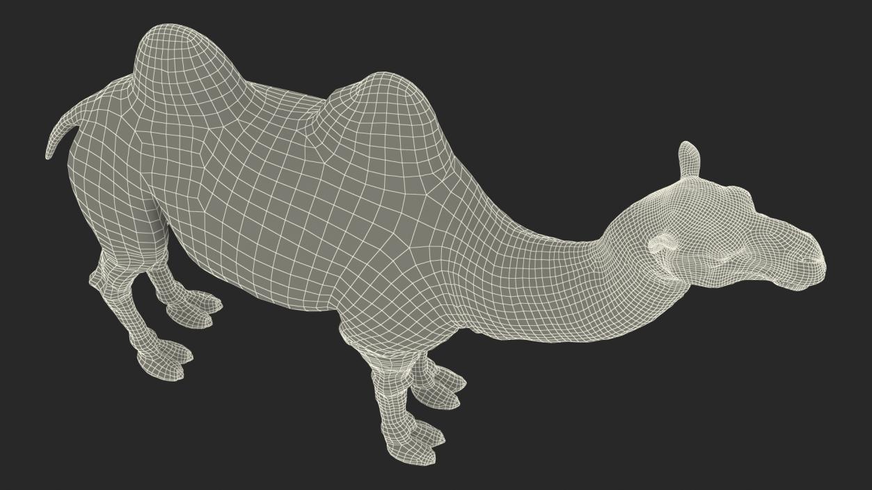 3D Bactrian Camel Rigged