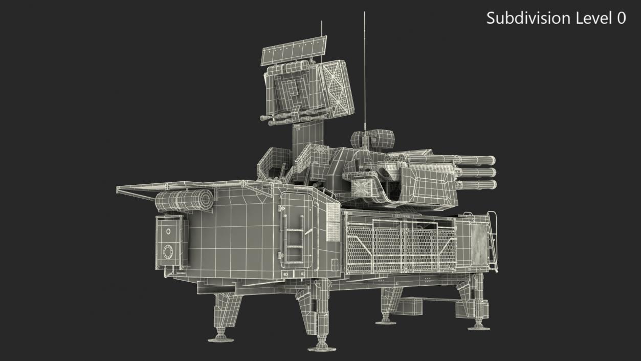 3D model Air Defence System Pantsir S1 SA-22 Greyhound