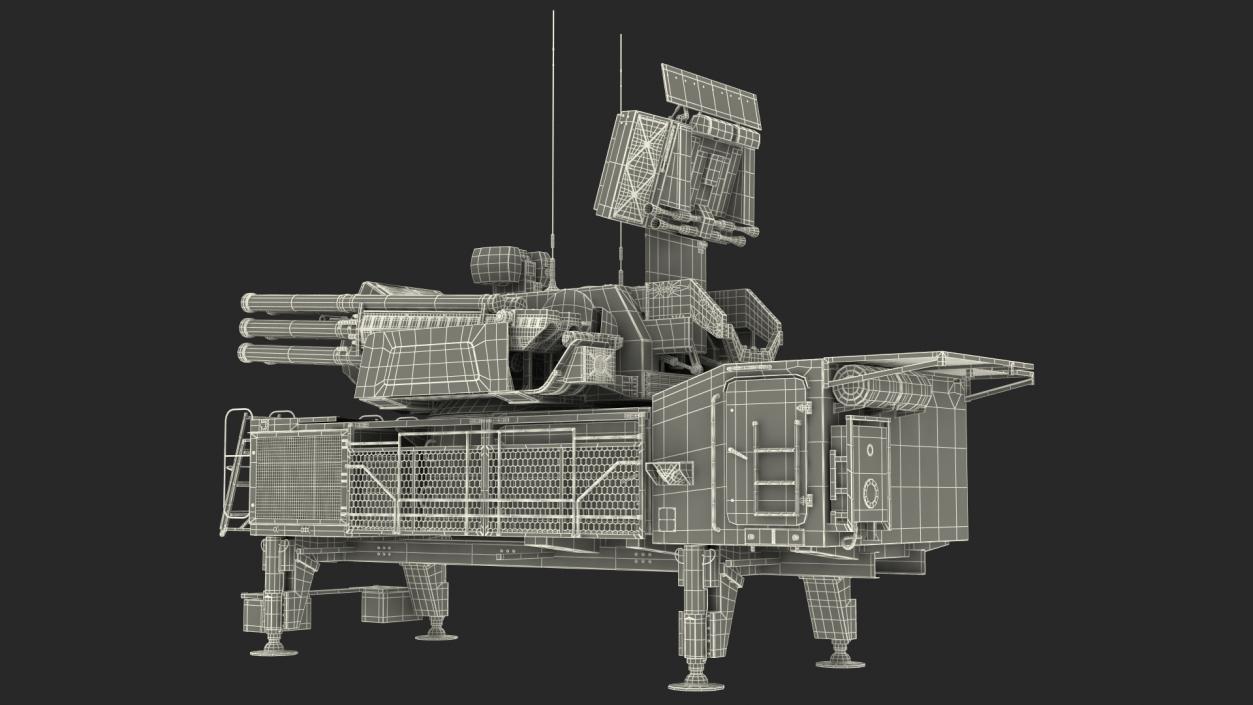 3D model Air Defence System Pantsir S1 SA-22 Greyhound