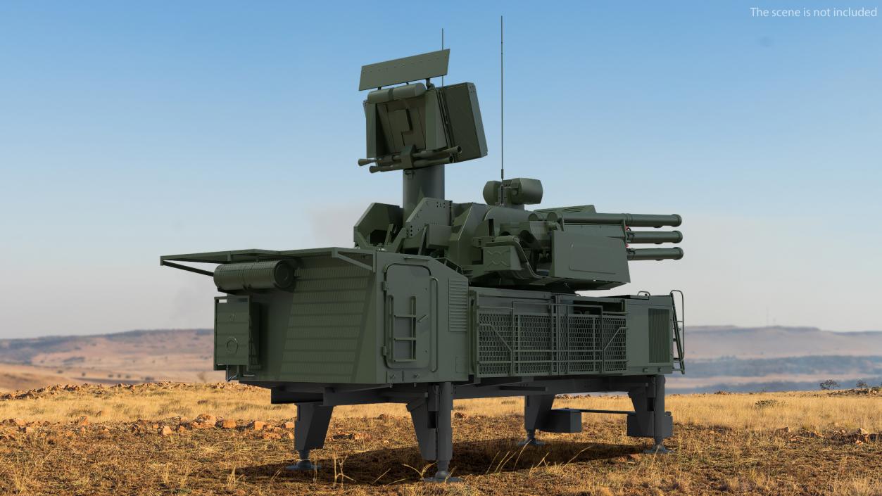 3D model Air Defence System Pantsir S1 SA-22 Greyhound