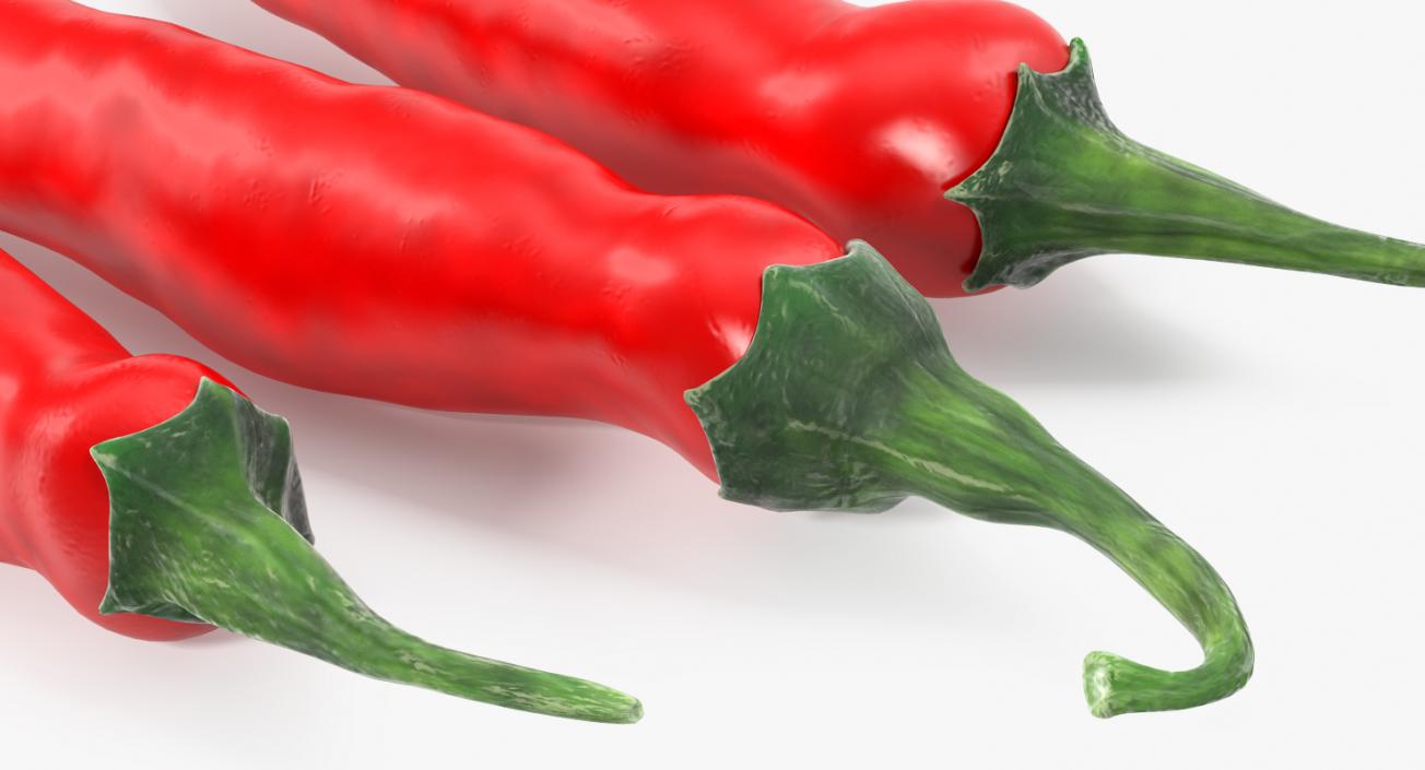 Fresh Peppers Collection 3D model