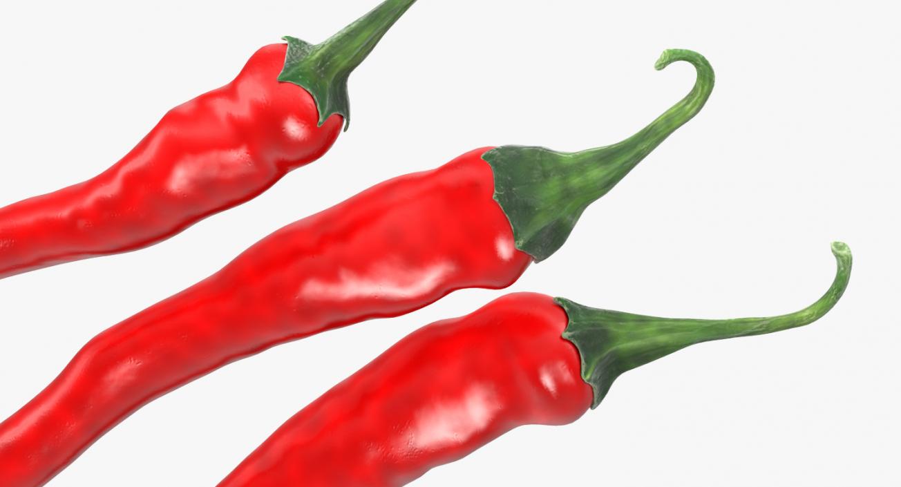 Fresh Peppers Collection 3D model