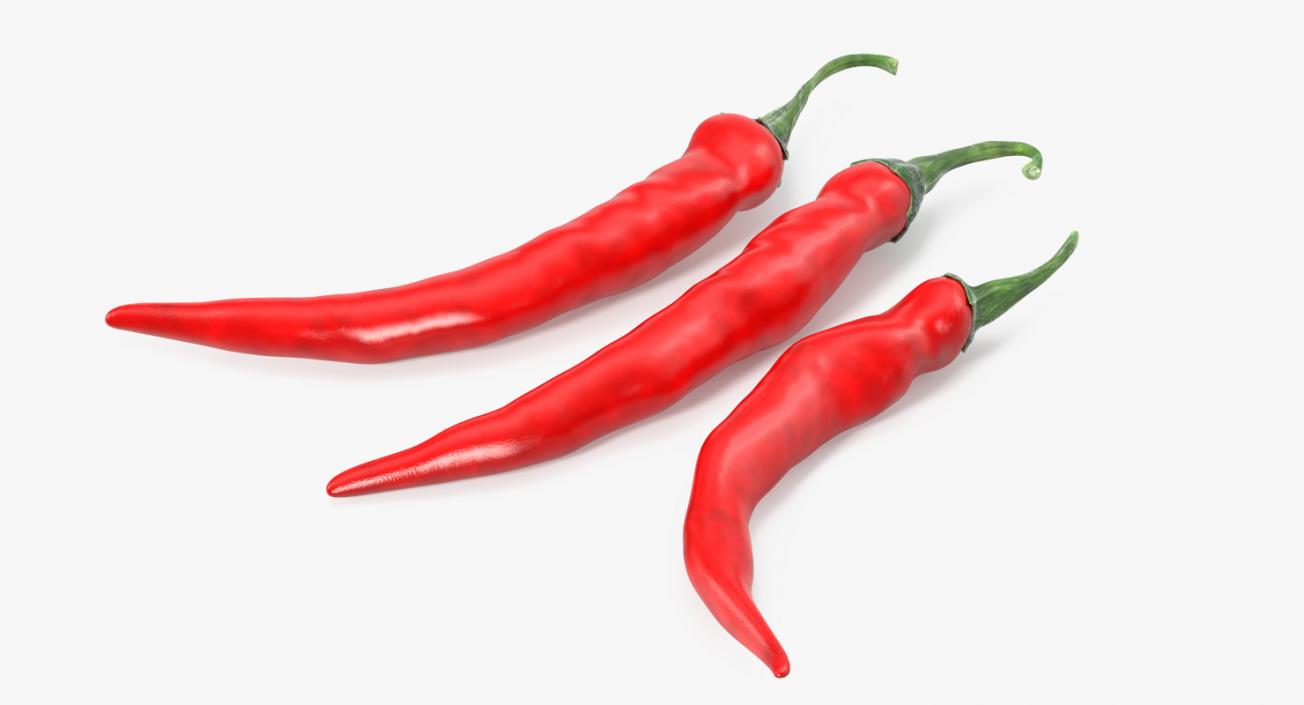 Fresh Peppers Collection 3D model