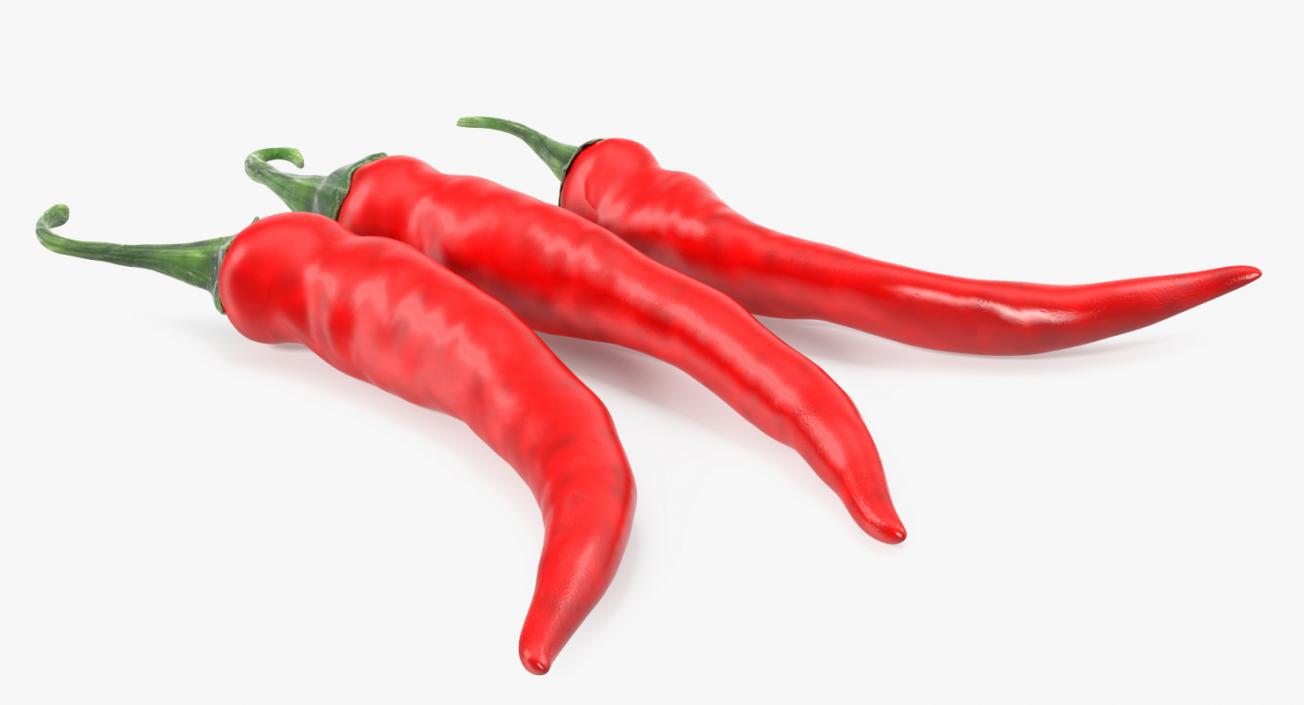 Fresh Peppers Collection 3D model