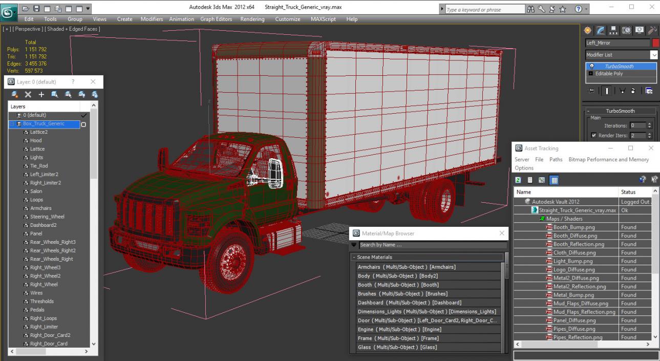 Straight Truck Generic 3D