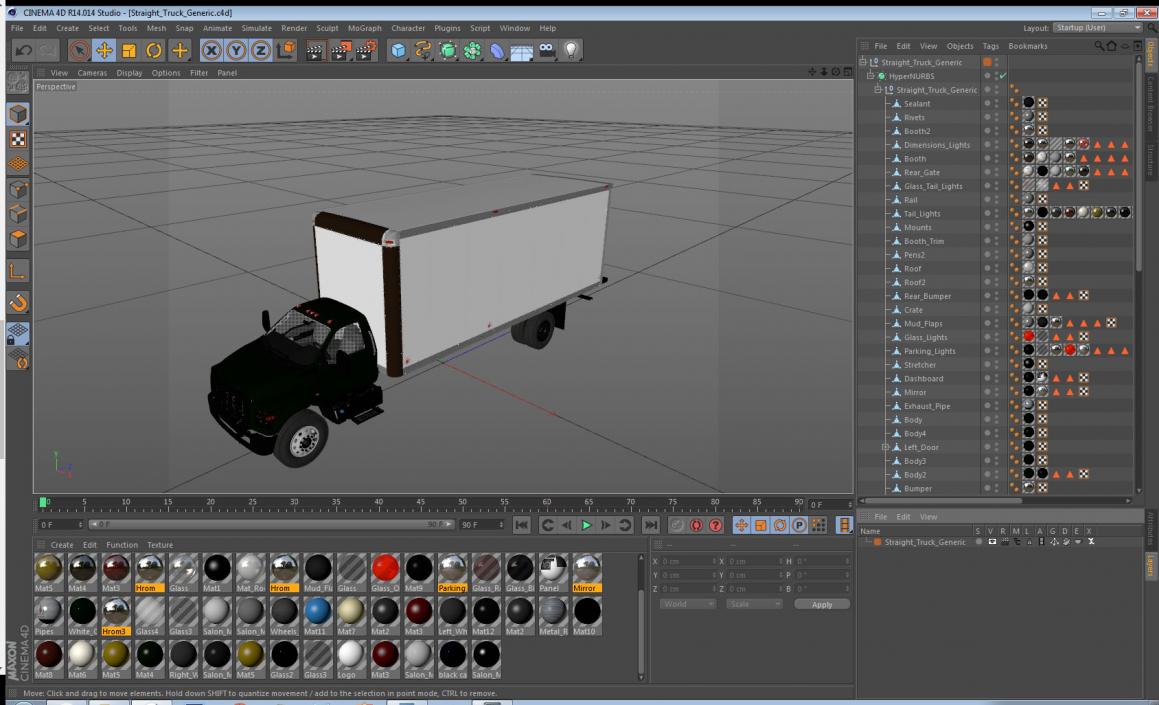 Straight Truck Generic 3D