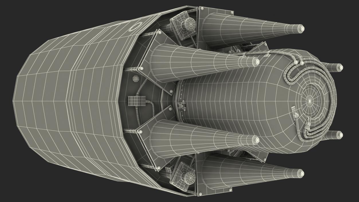 3D Trident II Ballistic Missile Warhead