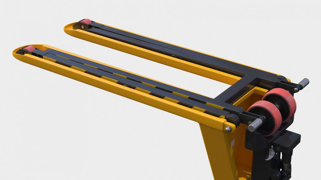 3D model Scissor High Lifting Pallet Truck Rigged