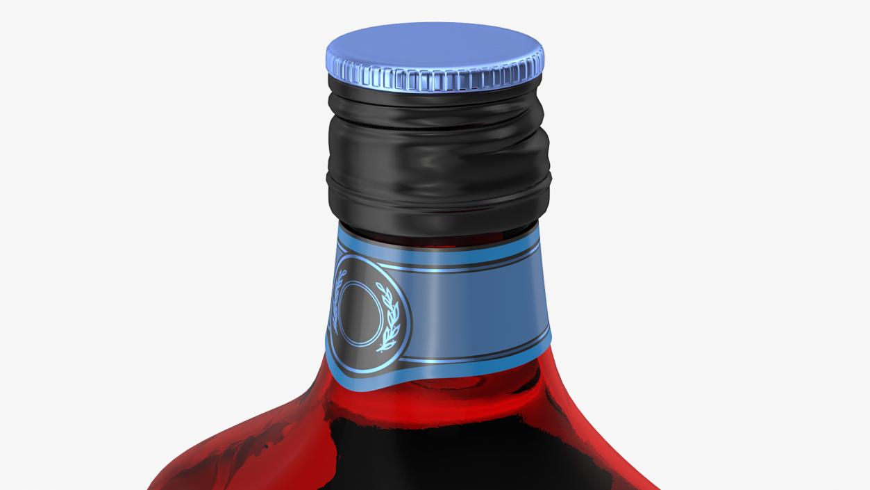 Rum Bottle 40 vol 3D