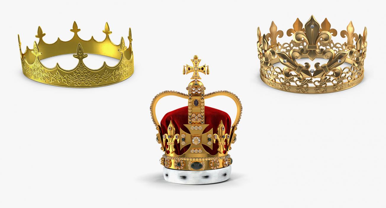 Crowns Collection 2 3D model