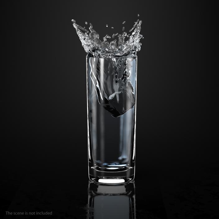 Ice Cube Water Splash 3D Models Collection 3D