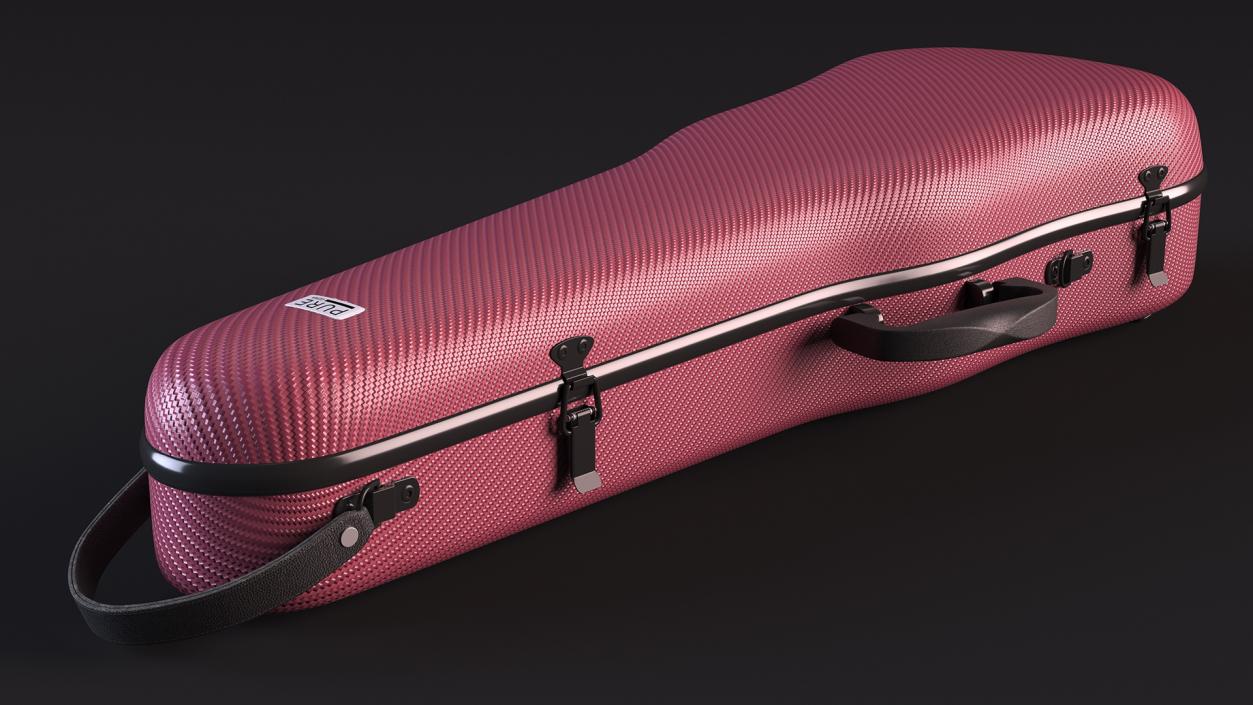 3D Shockproof Violin Case Gewa Pure Red Closed model