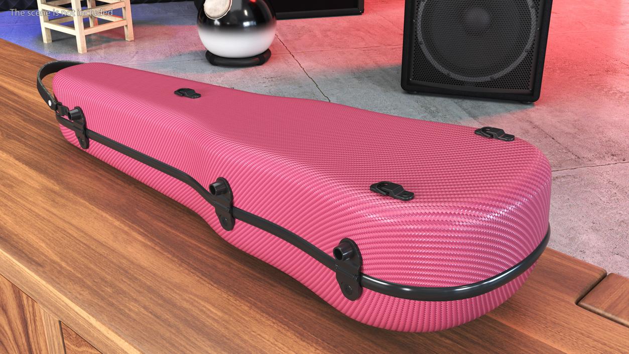 3D Shockproof Violin Case Gewa Pure Red Closed model