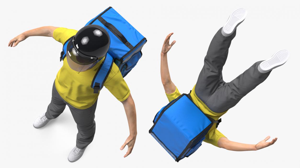 3D model Rigged Delivery Men Collection