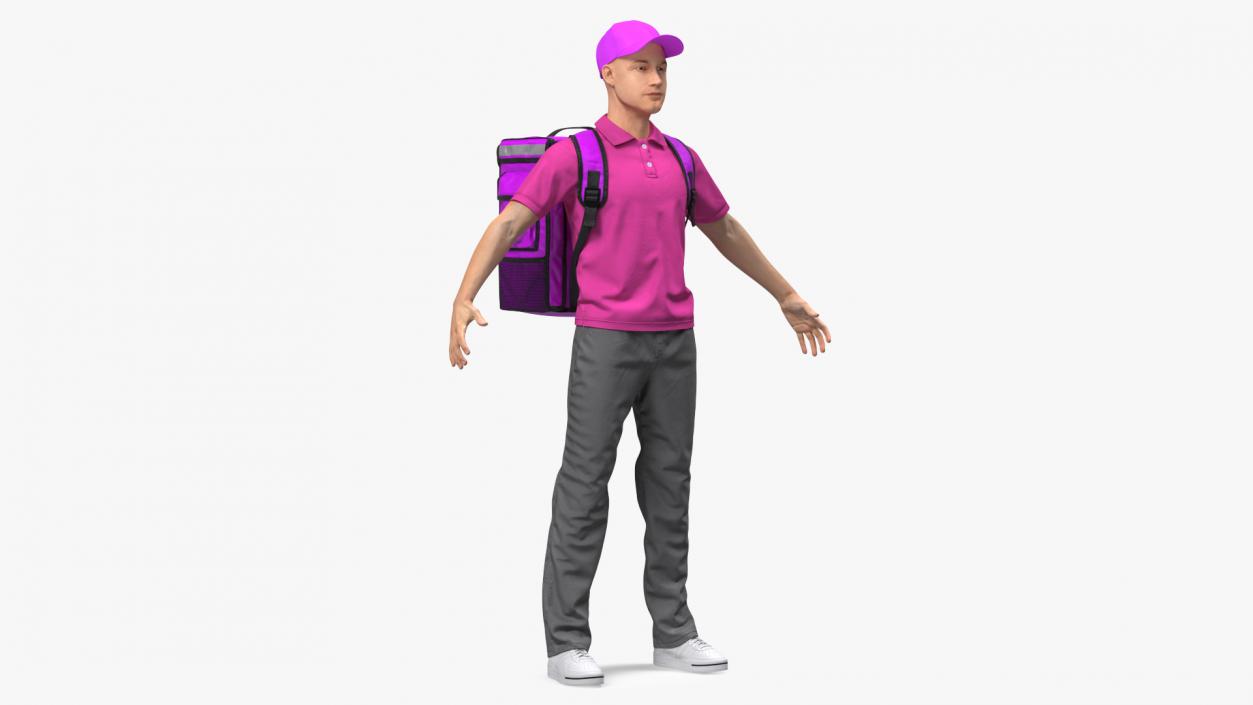 3D model Rigged Delivery Men Collection