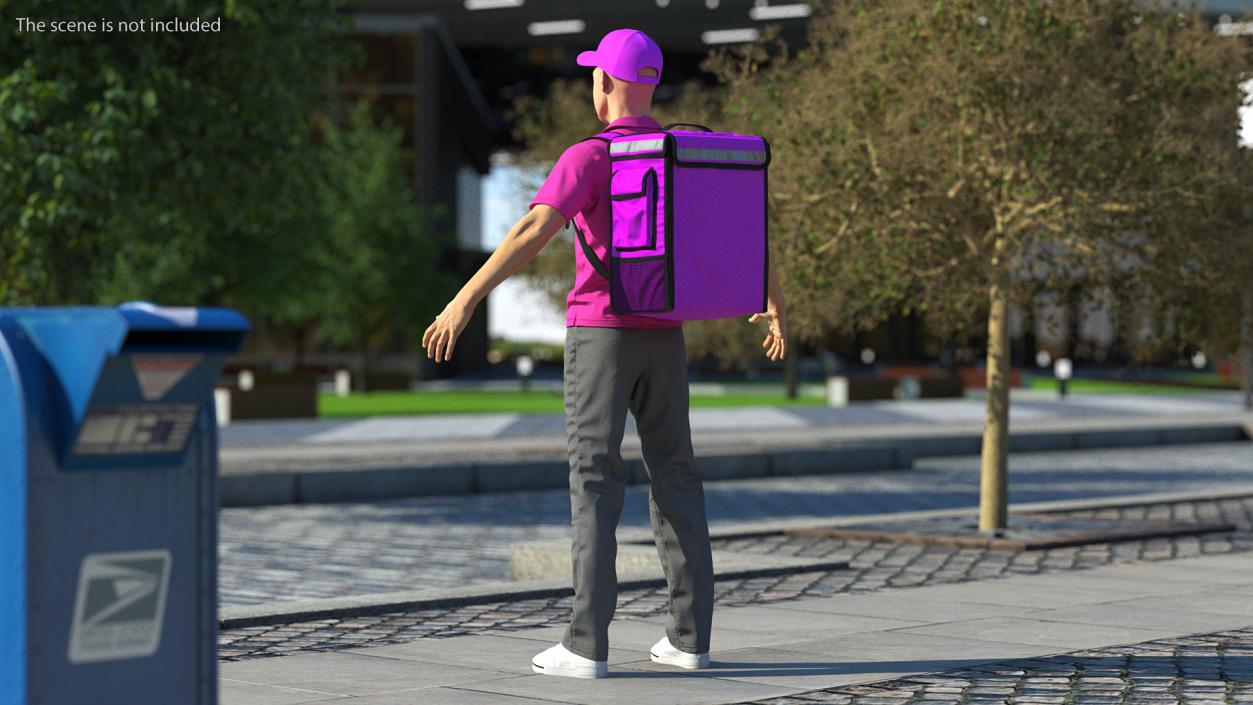 3D model Rigged Delivery Men Collection