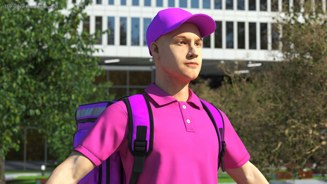 3D model Rigged Delivery Men Collection