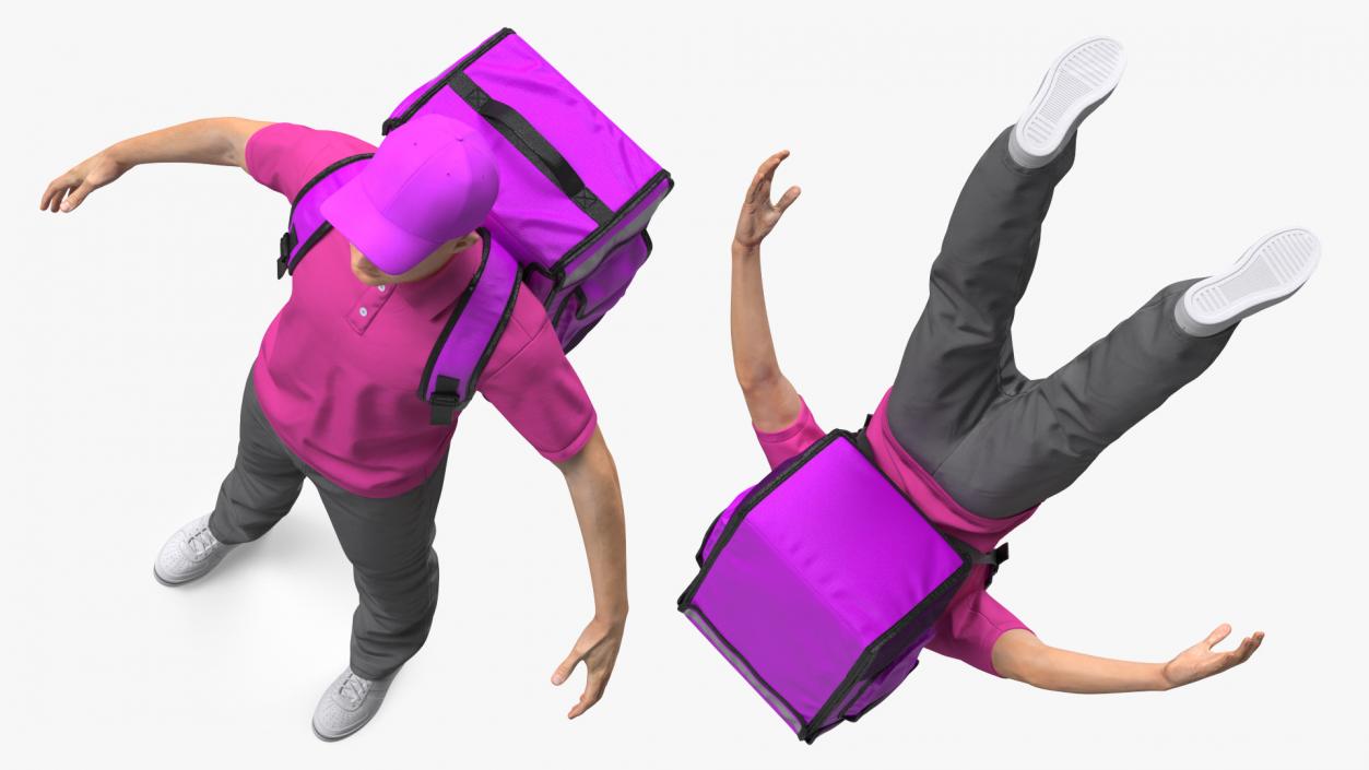 3D model Rigged Delivery Men Collection