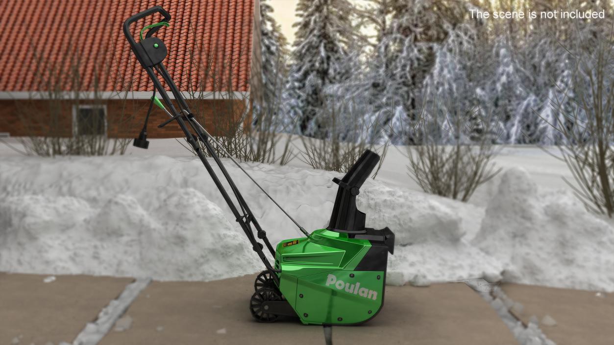 Snow Thrower Poulan 3D model