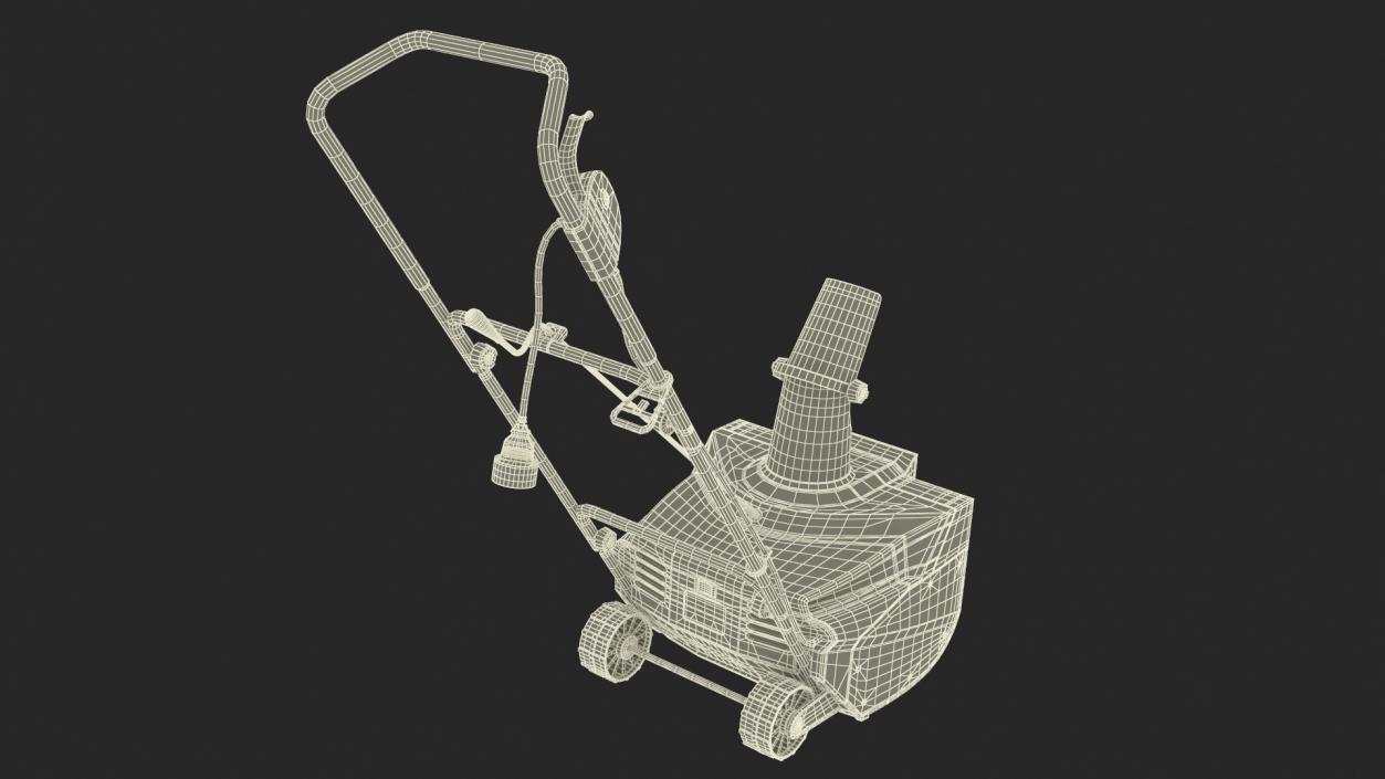 Snow Thrower Poulan 3D model