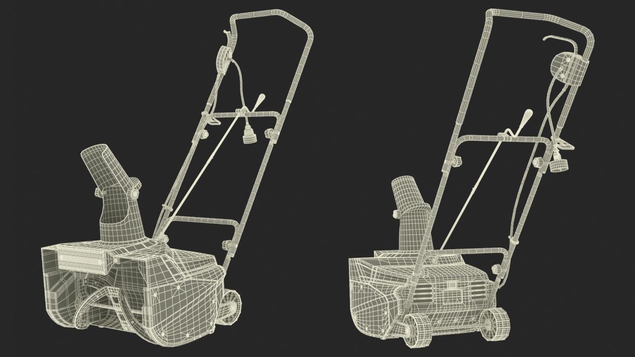 Snow Thrower Poulan 3D model