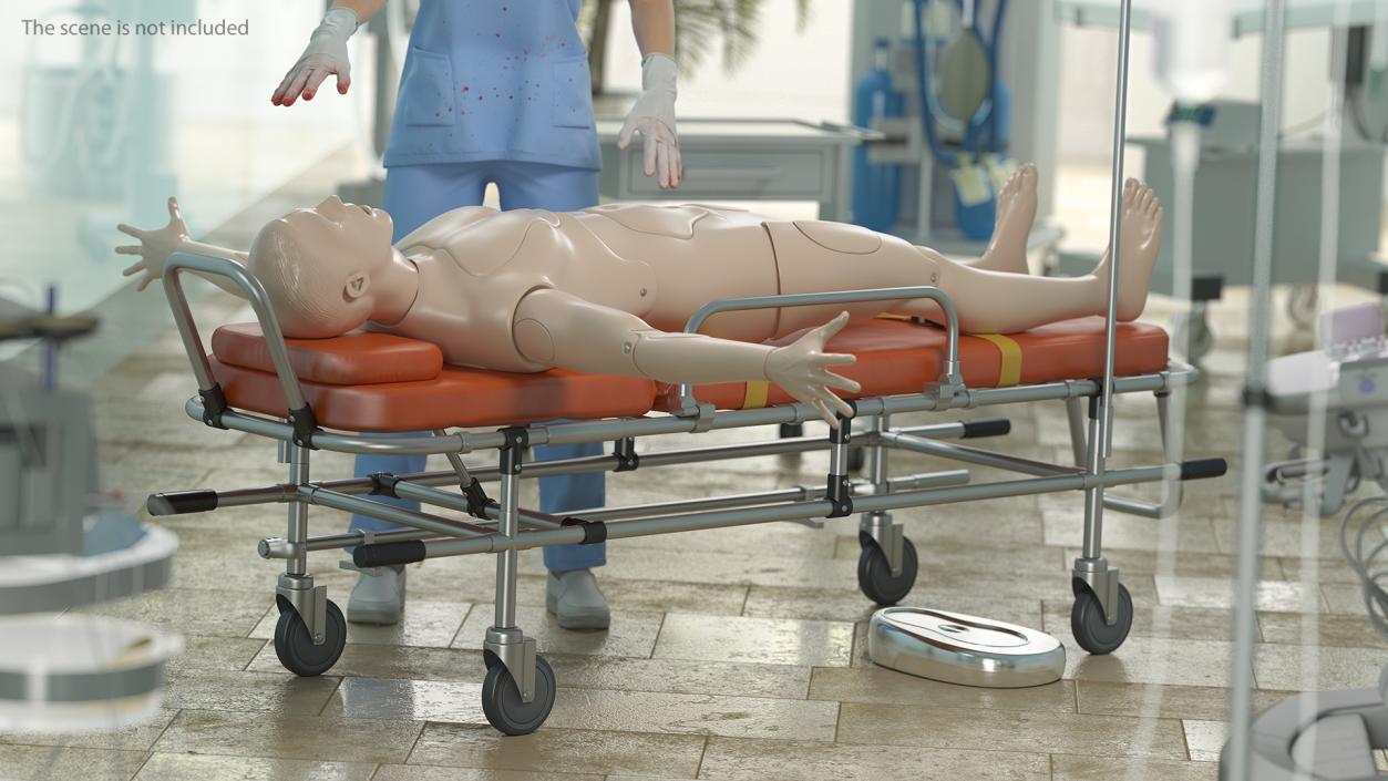 3D First Aid Training Manikin T-Pose model