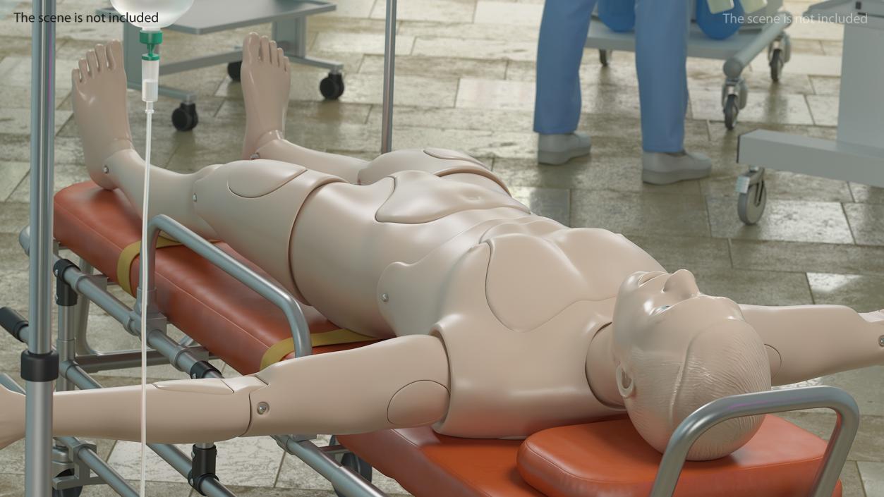 3D First Aid Training Manikin T-Pose model