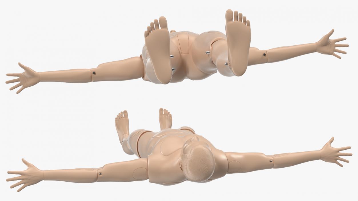 3D First Aid Training Manikin T-Pose model