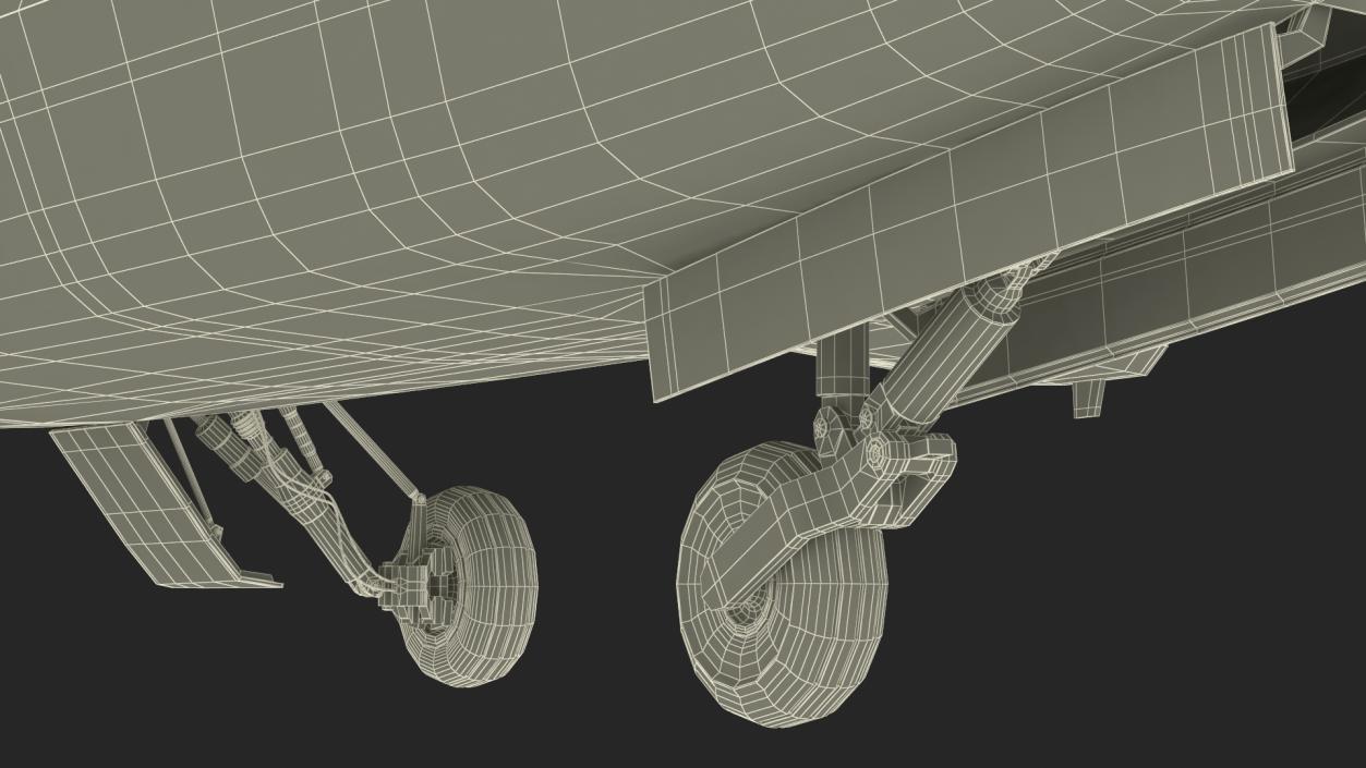 3D Jet Powered UAV EADS Barracuda Rigged for Cinema 4D