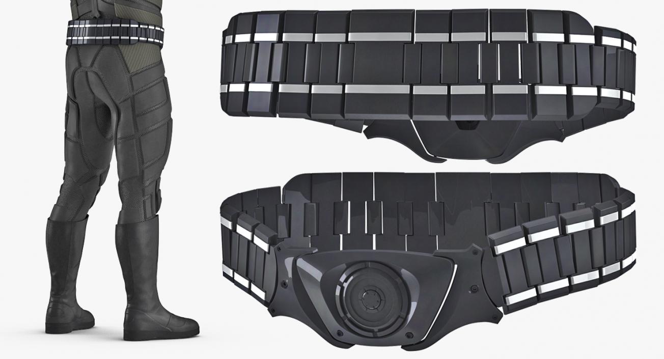 3D Futuristic Soldier Uniform