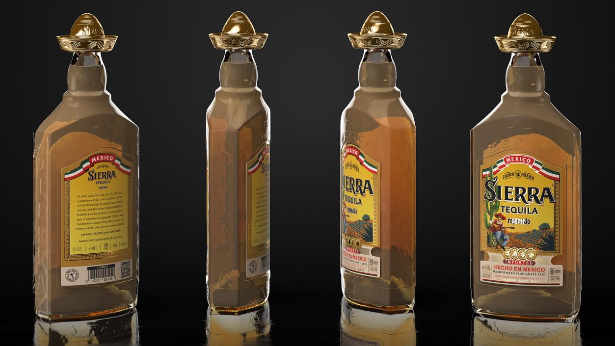 3D Sierra Tequila Reposado model