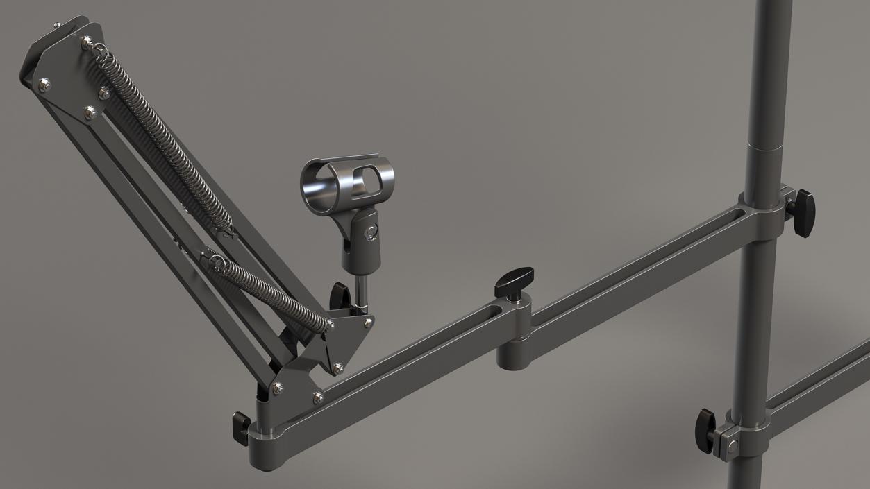 Multifunction Boom Arm Desk Mount Stand 3D model