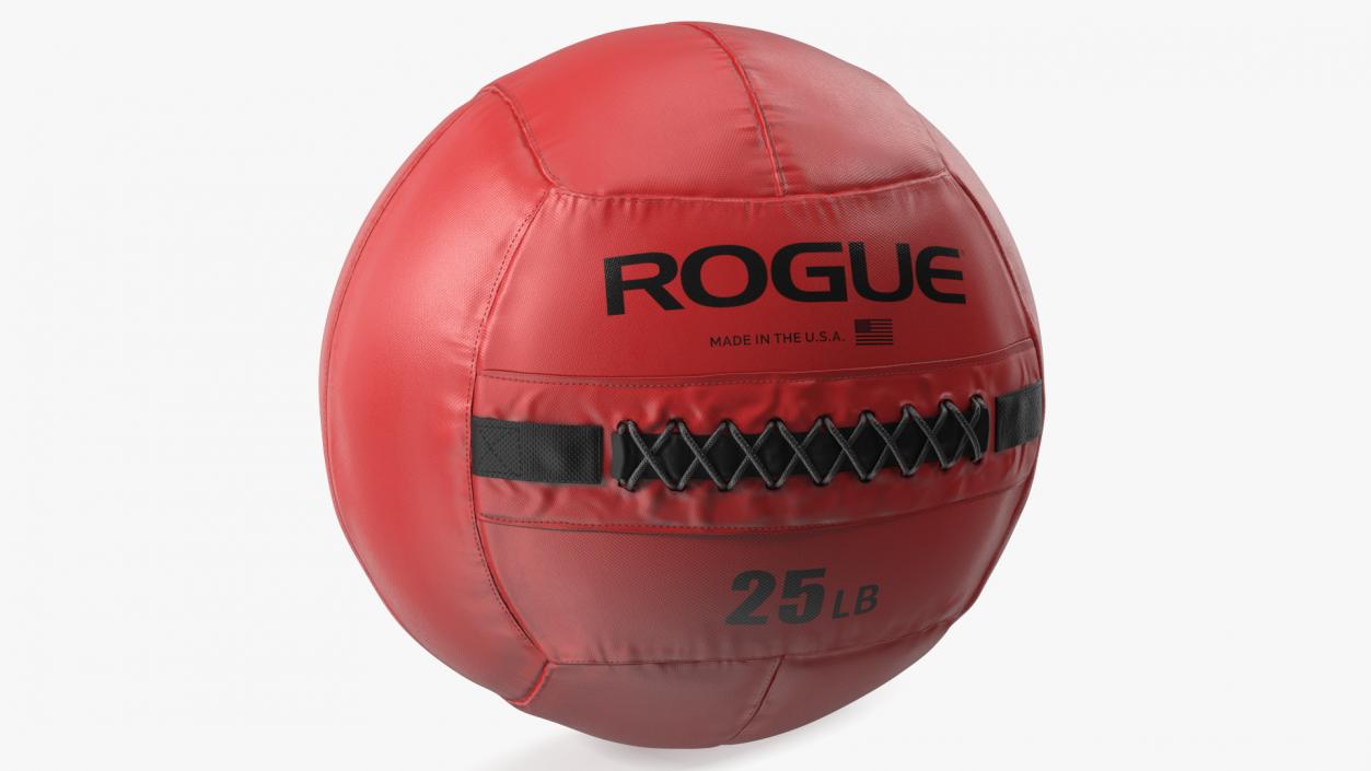 3D model Red Fitness Medicine Ball