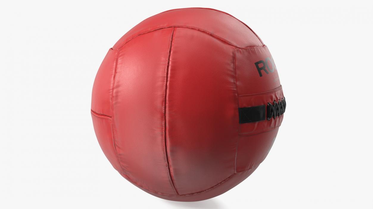 3D model Red Fitness Medicine Ball