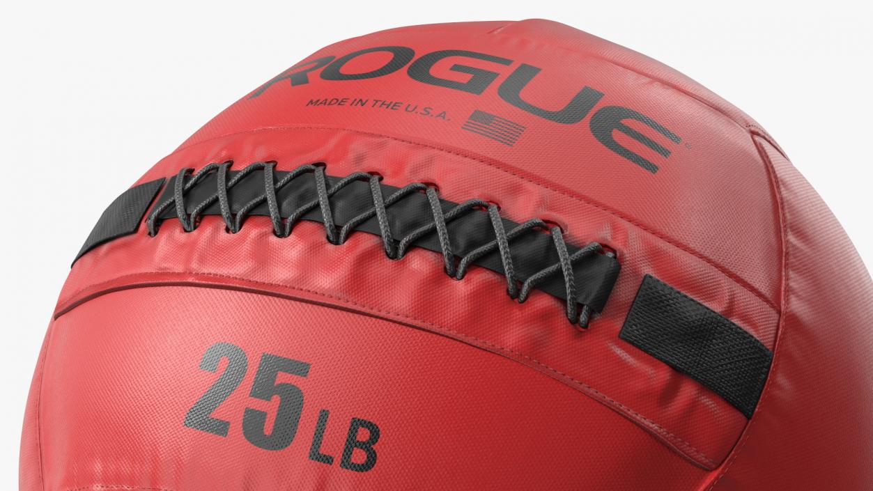 3D model Red Fitness Medicine Ball