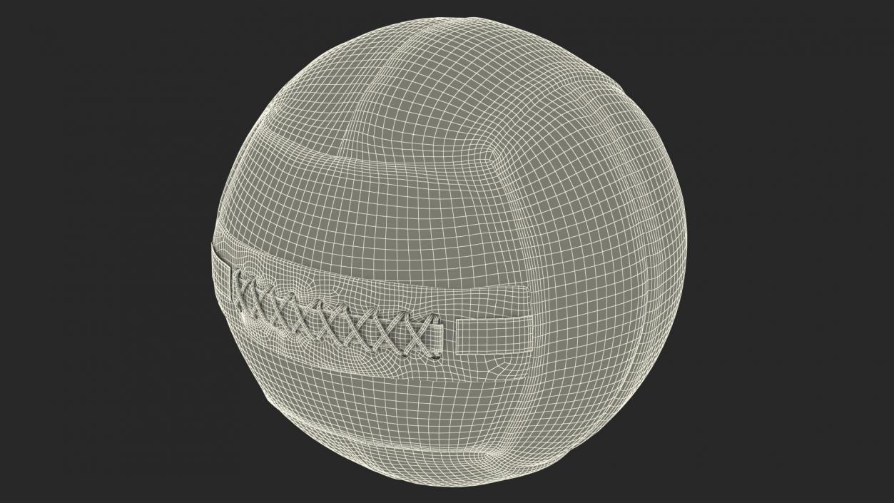 3D model Red Fitness Medicine Ball