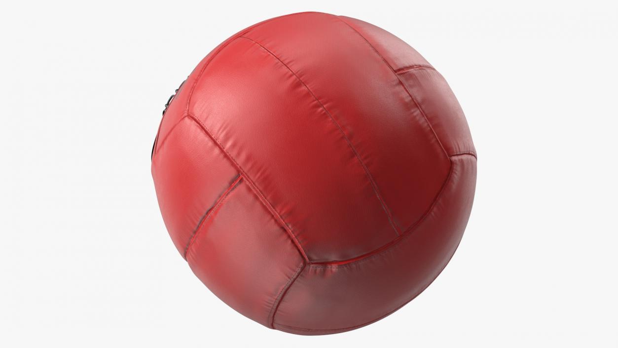 3D model Red Fitness Medicine Ball