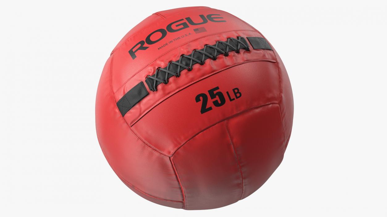 3D model Red Fitness Medicine Ball