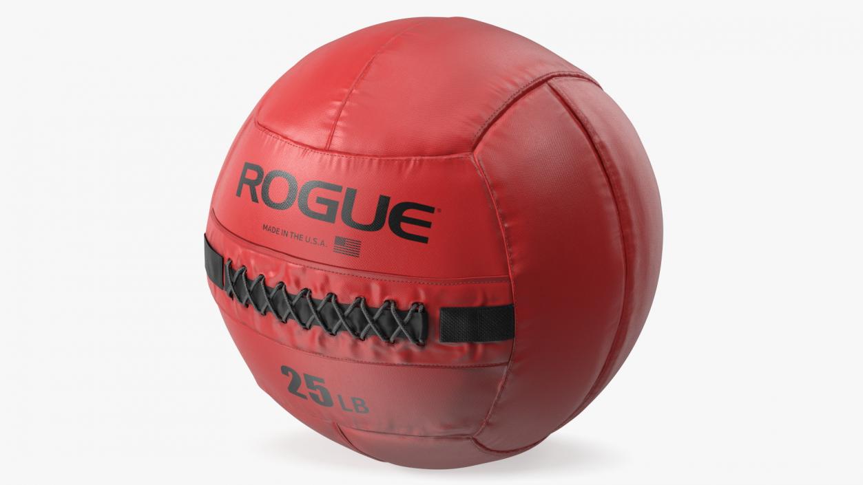 3D model Red Fitness Medicine Ball