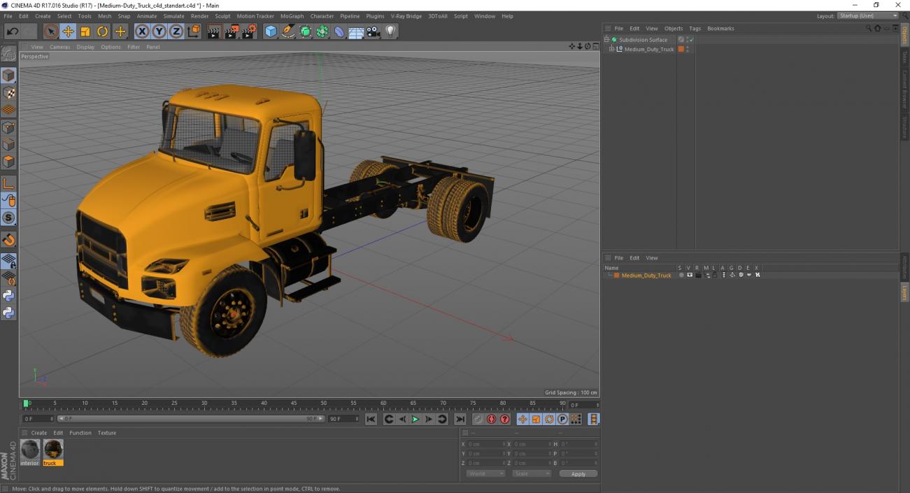 Medium-Duty Truck 3D