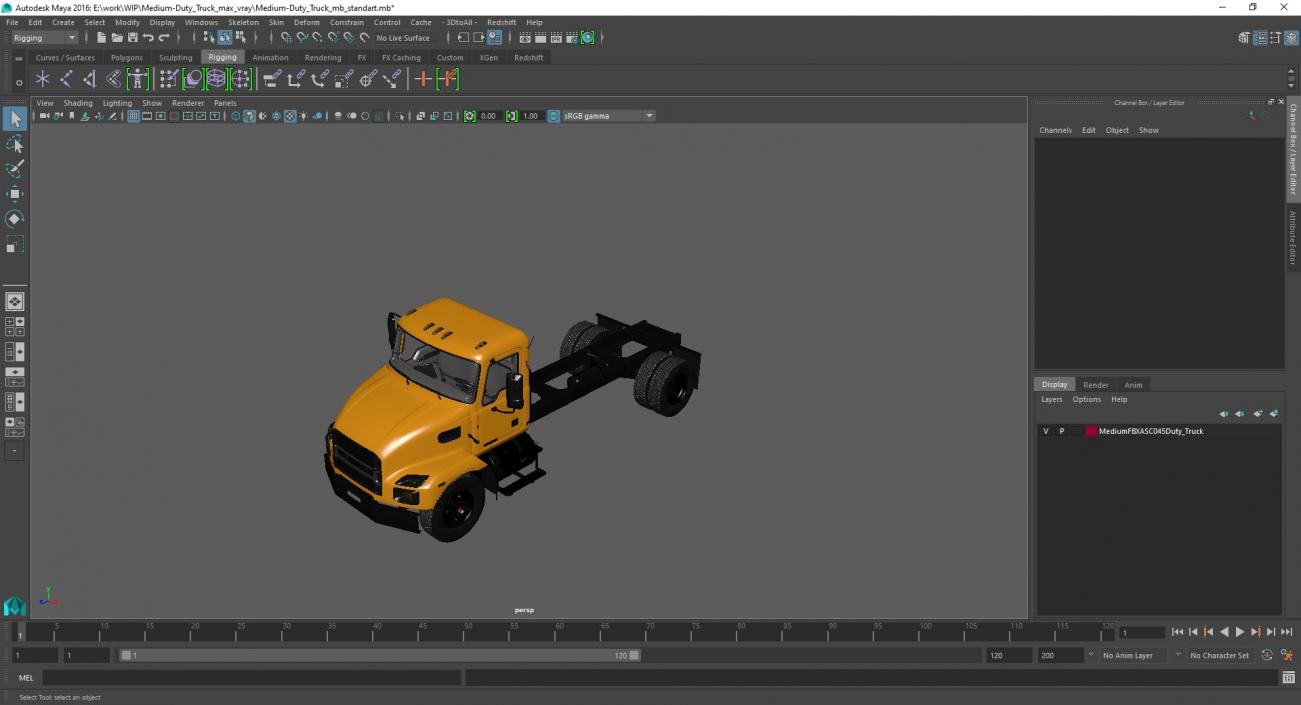 Medium-Duty Truck 3D