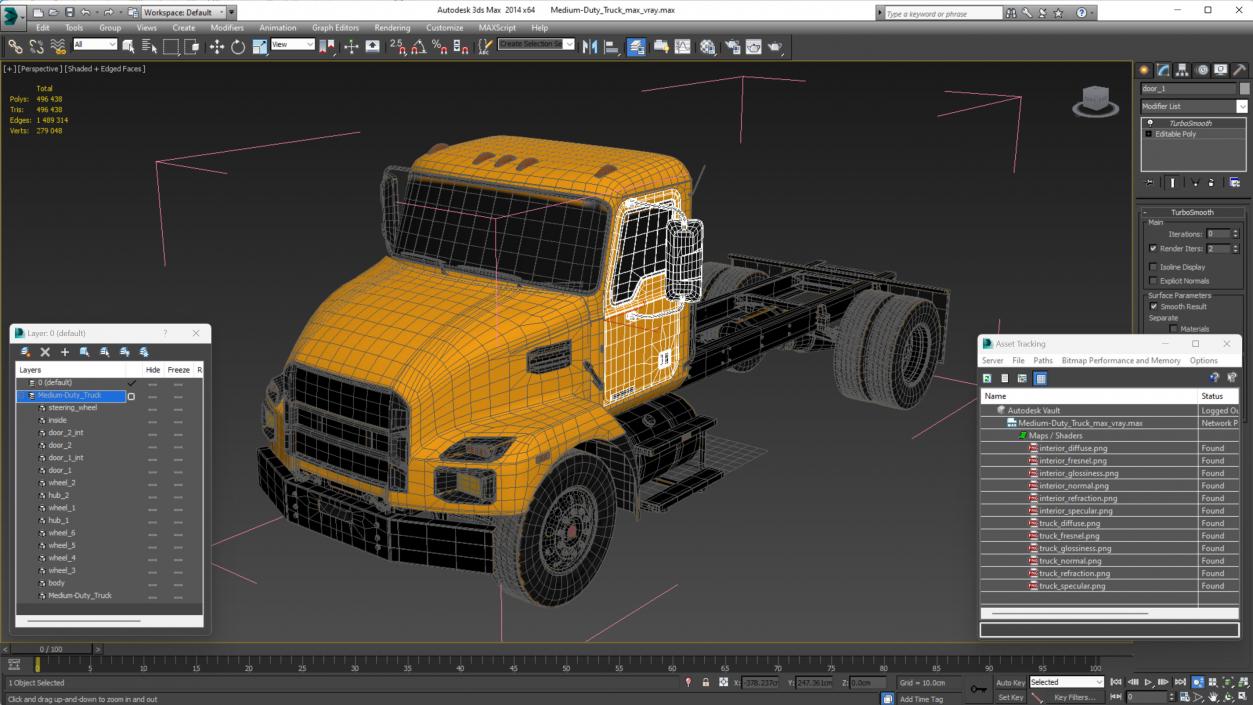 Medium-Duty Truck 3D