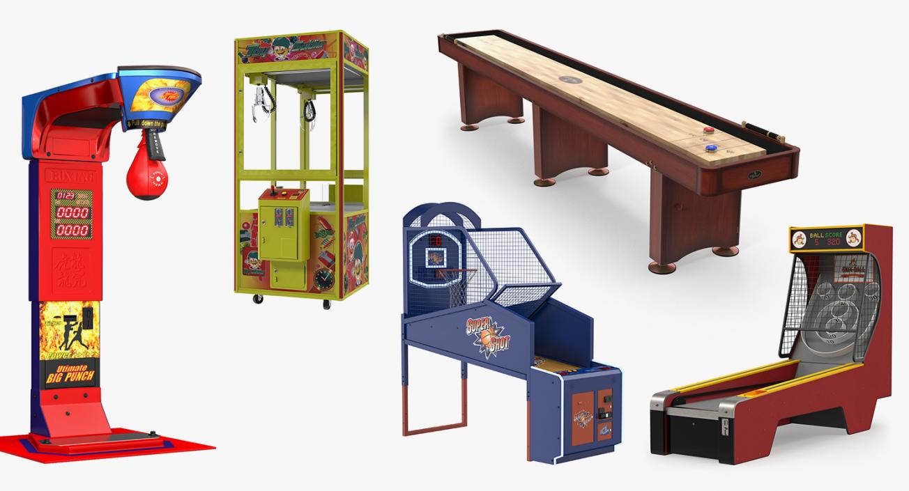 3D model Arcade Games 3D Models Collection 4