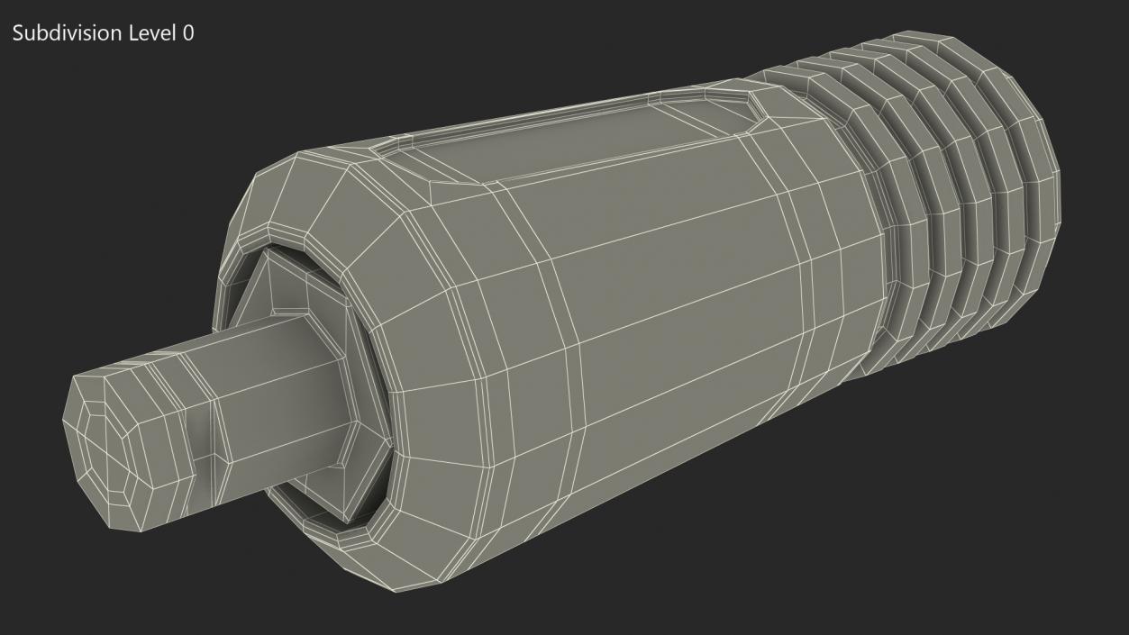 3D Welding Cable Plug Connector model