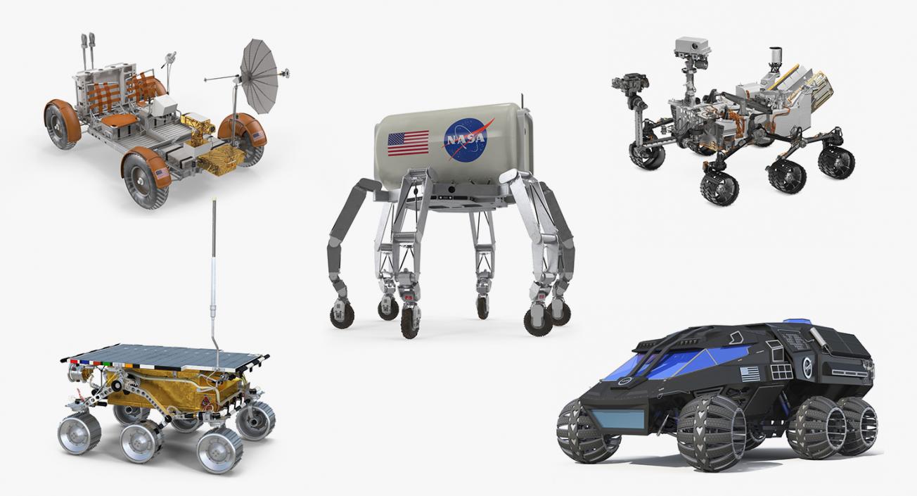 Space Vehicles Collection 3 3D