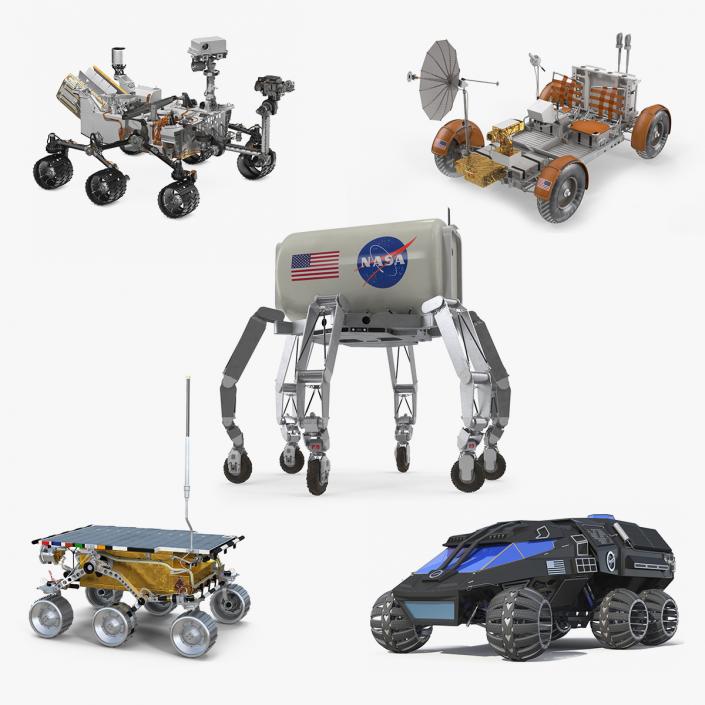 Space Vehicles Collection 3 3D